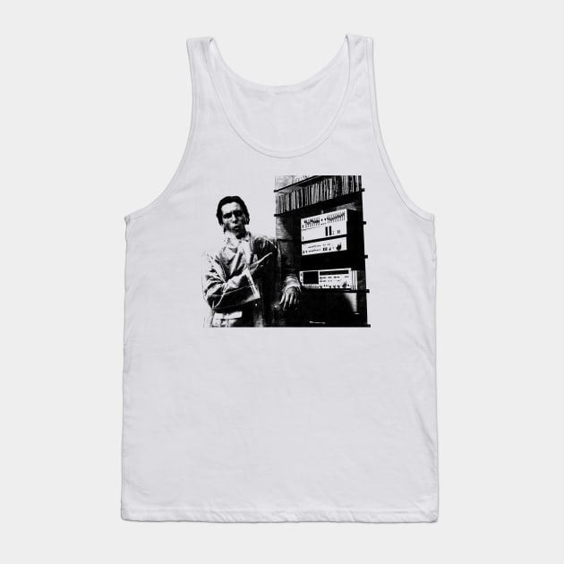 Retro American Psycho Tank Top by tykler